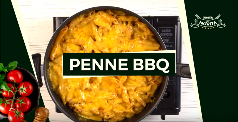 Paste penne cu BBQ